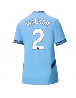 Ženske Nogometnih dresov Manchester City Kyle Walker #2 Domači 2024-25 Kratki rokavi